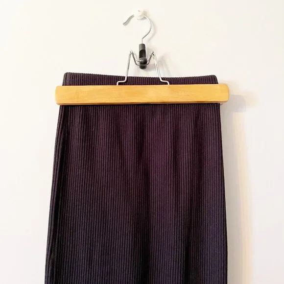 ✨ NWT Knit Ribbed Midi Skirt | Vince - Picture 3 of 5